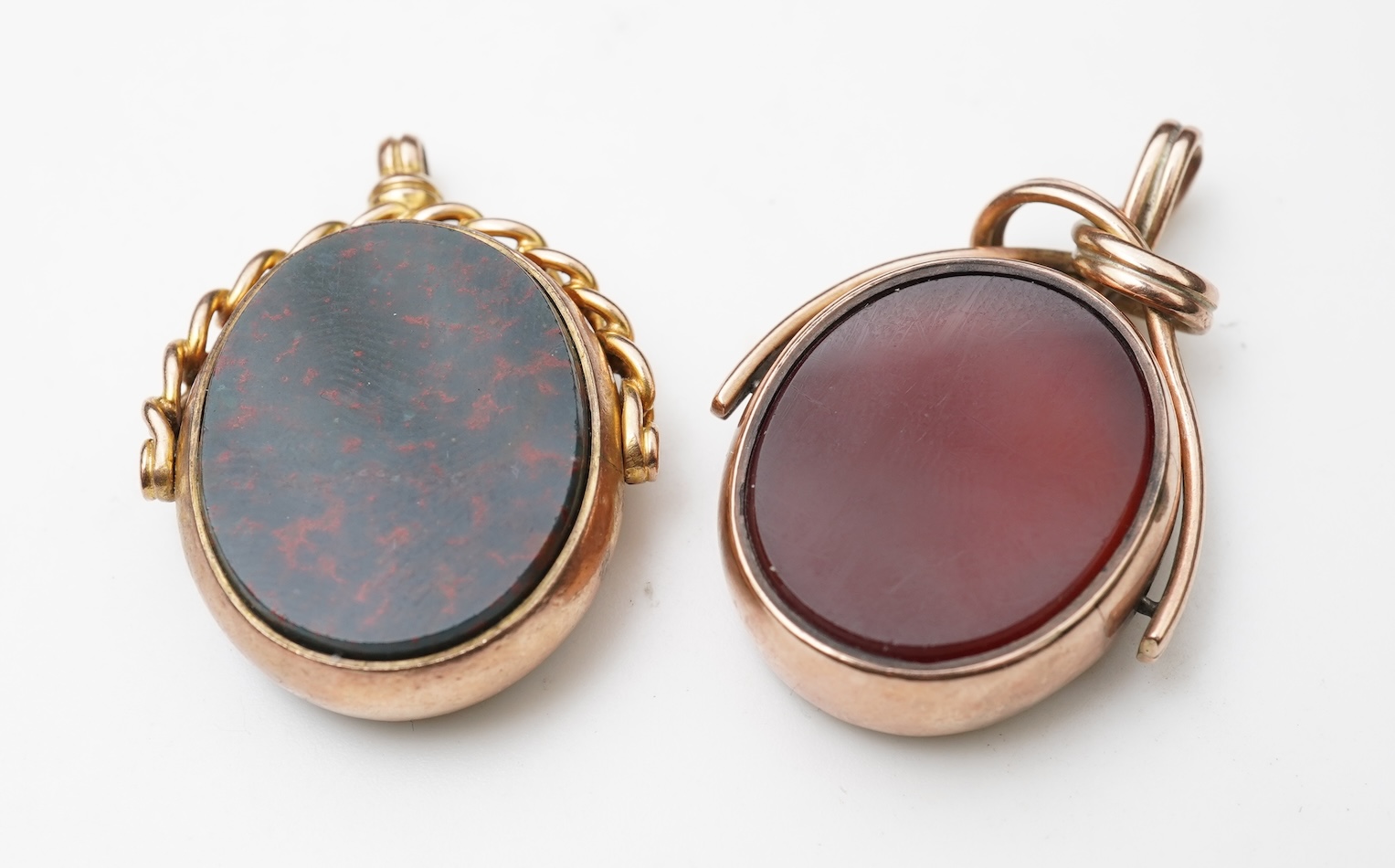 A collection of fob seals